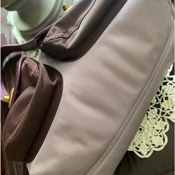 Coach Bags Coach Colorblock Nylon Cargo Shoulder Bag In Lilacmulti